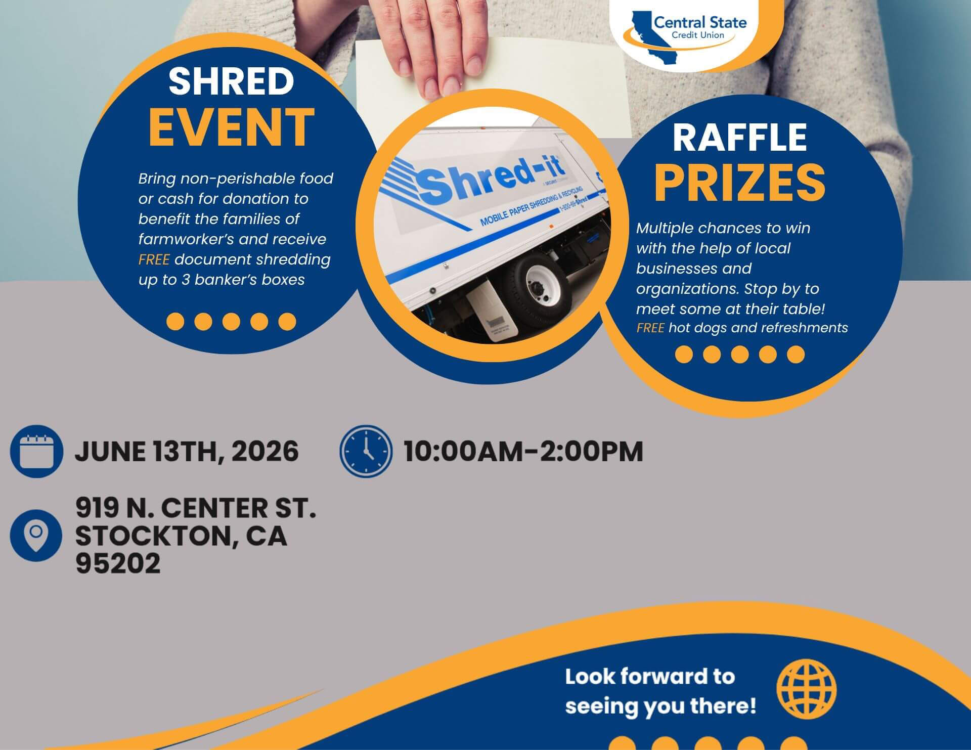 Shred event June 13